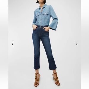 Veronica Beard Carley Kick Flare High Rise Jeans Size 25